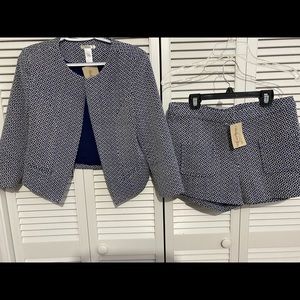 Suit. Jacket and Shorts. Size M